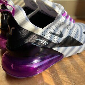 **~LIKE NEW! - Nike Air Max 270 White/Black-Fuchsia Dream Women - LIKE NEW! ~**